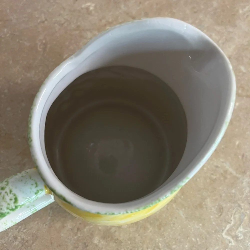 Hand-Painted Panware Grapes Ceramic Creamer Pitcher